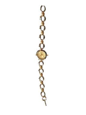 EMBASSY BY GRUEN - WOMENS SILVER/GOLD TONE STAINLESS STEAL WRISTWATCH